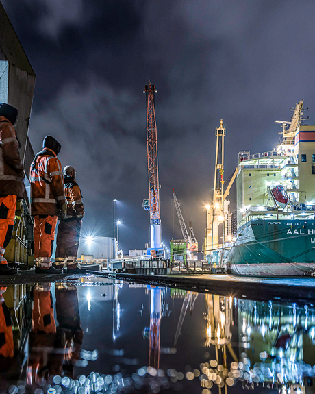 Wandering at the port 