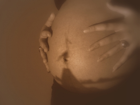 Wat bracht de ooievaar in haar buik?