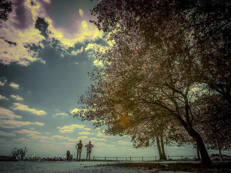 I went out walking under an atomic sky