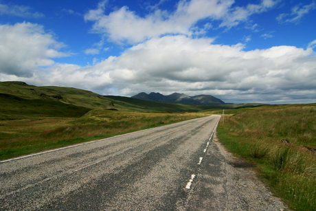 Scotlands remote road