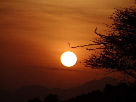 Keniaanse zonsopgang