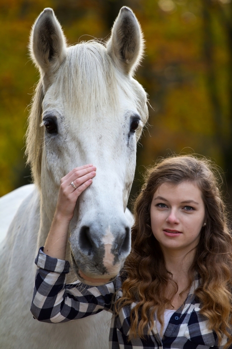 Fotoshoot Mariska met Willem