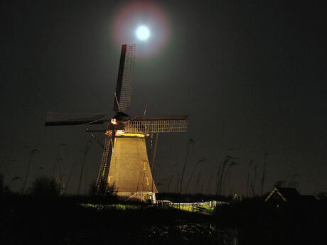 Molen met maan