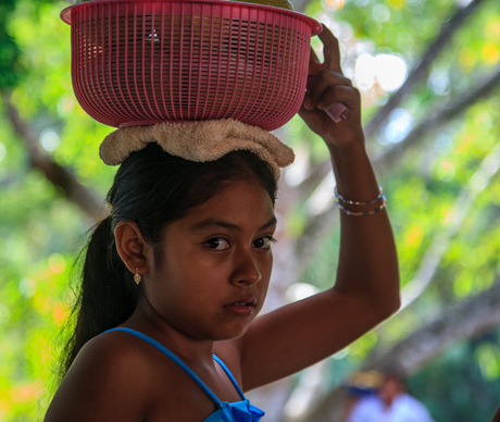 Little banana vendor