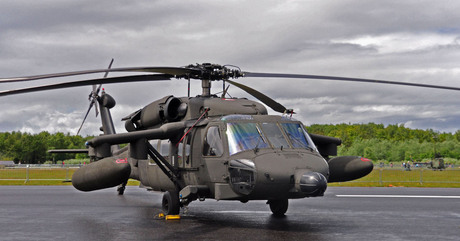 Black hawk helicopter