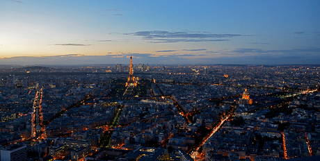 Zonsondergang in Parijs
