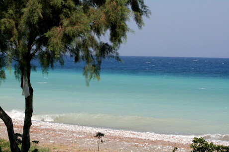 Beach of rhodos.