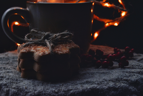 Stilleven kerstkoekjes