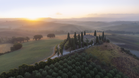 Toscaanse zonsopkomst