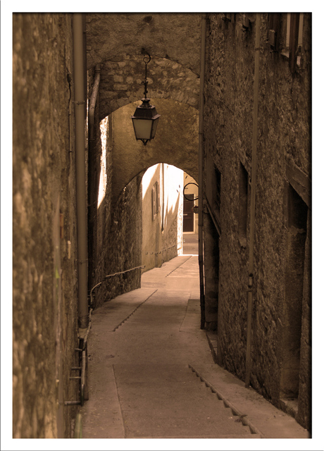 straatje in Sisteron