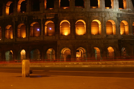 Colosseum by night