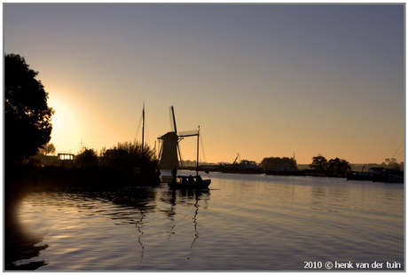 Zicht op de Boterhuismolen Zijldijk