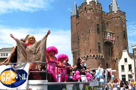 Gay parade in Zwolle