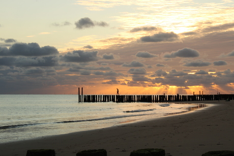Zonsondergang in Zoutelande 