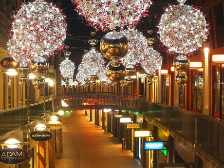 Kerst in de Marikenstraat te Nijmegen