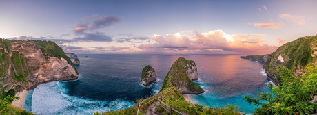 Kelingking Beach Panorama Bali