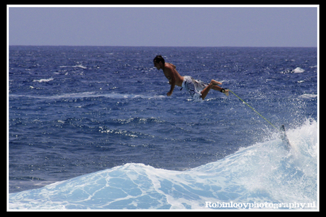 Gelanceerde surfer