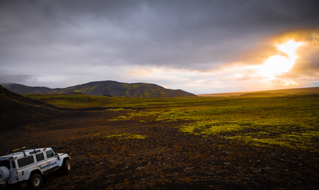 Iceland morning landscape