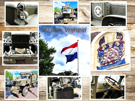 Collage  Naaldwijk   80  jaar Vrijheid   foto s  5 mei 2025   