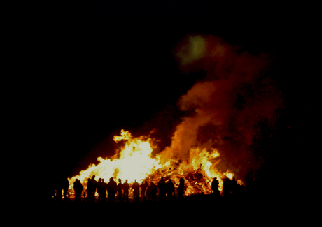 Paasvuur in Drenthe