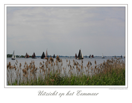 Skutsjes op het Eemmeer