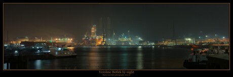 Verolme Botlek by night