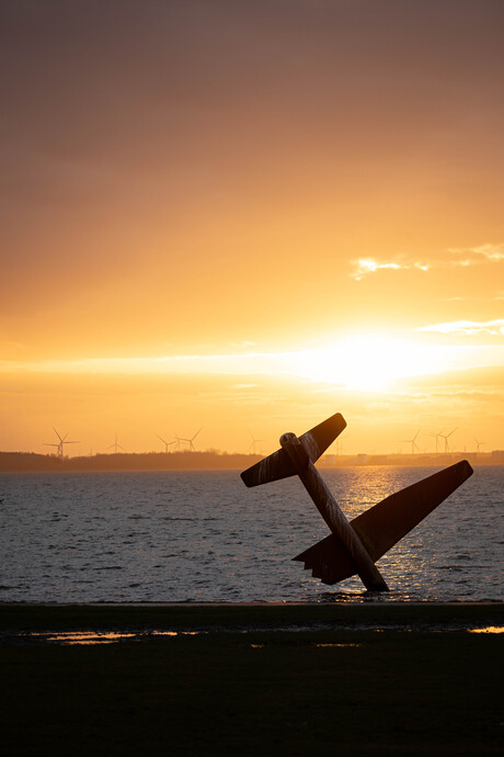Het monument voor geallieerde vliegeniers in Harderwijk