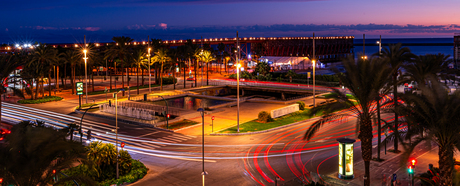Almería in de avond