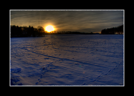 laatste winterlandschap