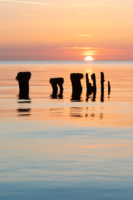 Zonsondergang IJsselmeer