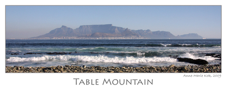 Table Mountain postcard