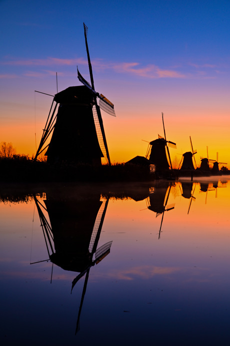 Kinderdijk in full colour 