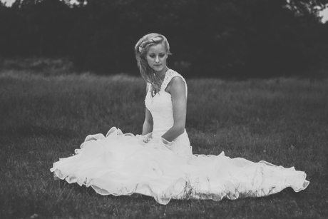 Bride in B&W