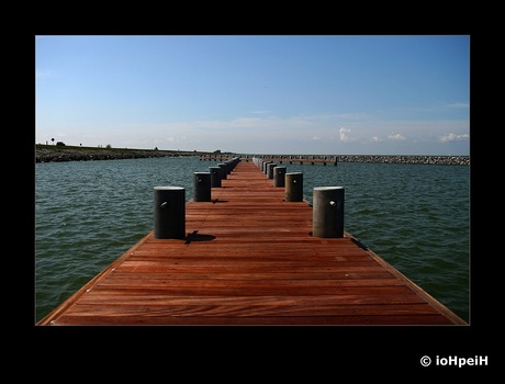 Steiger langs het Markermeer