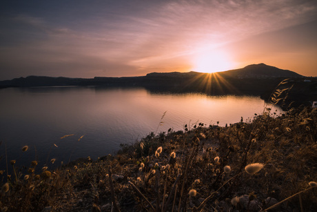 Sunrise at Santorini.