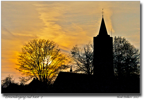 Zonsondergang oud Soest 2