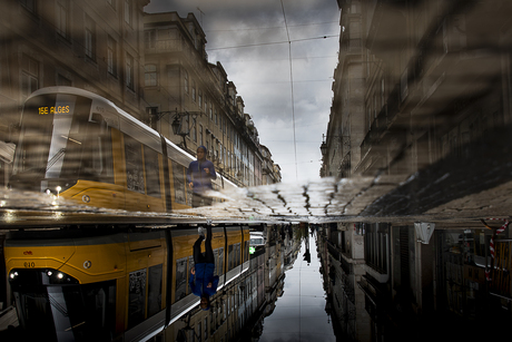 Regen in Lissabon 