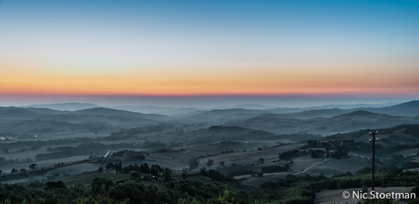 Sunset at Tuscany