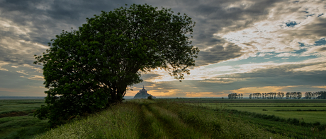 Uitzicht op Mont St. Michel II