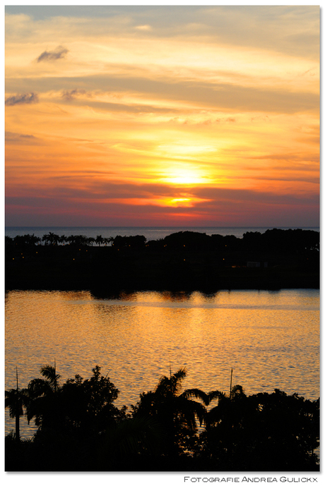 Zonsondergang in Kota Kinabalu