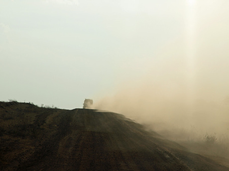 de weg naar Amboseli