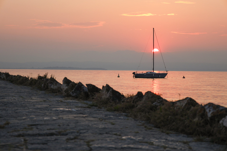 Zonsondergang Pacengo