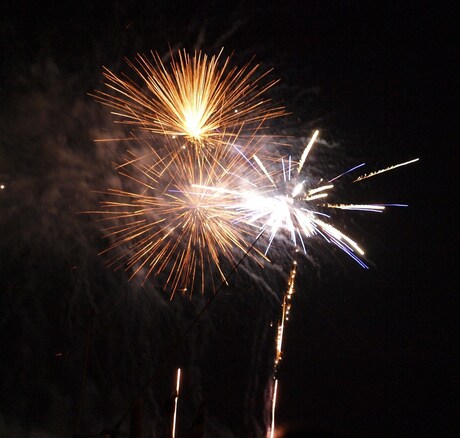 Vuurwerk boven de Belt