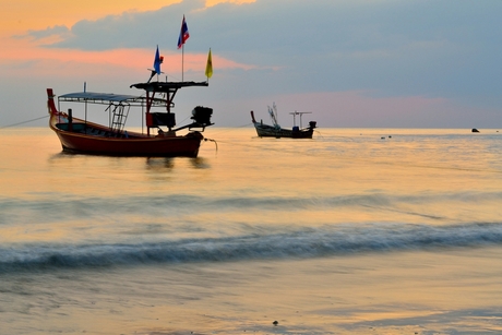 Zonsondergang in Thailand