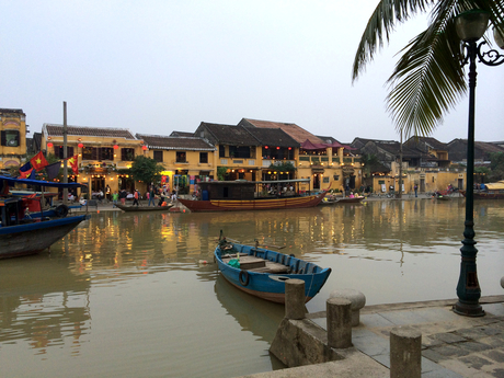 Cosy town in Vietnam 