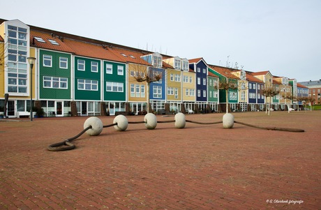 Huizen aan de haven van Hellevoetsluis 3