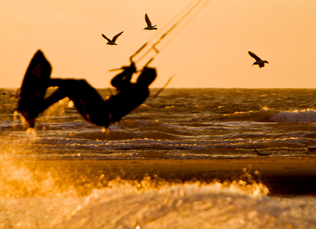 Surfers, Strand Slufter