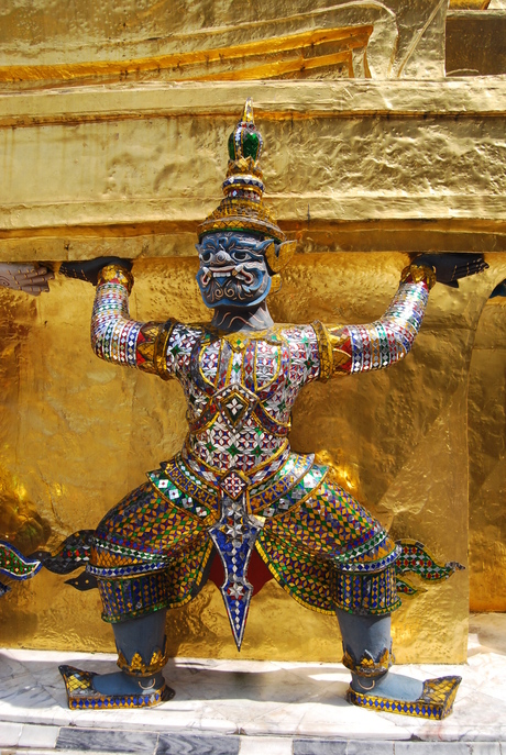 Grote Paleis en Wat Phra Kaeo-tempel van de Smaragden Boeddha