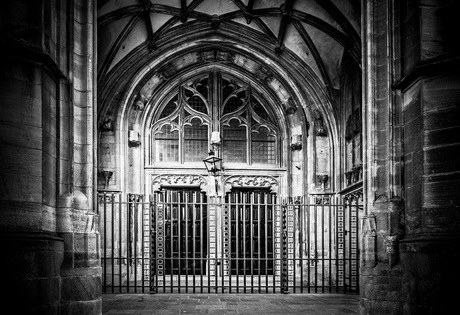 Church entrance Nijmegen
