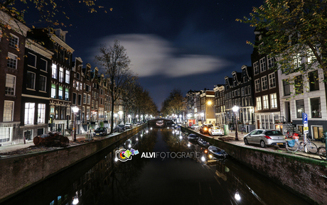 Prinsengracht Amsterdam nacht